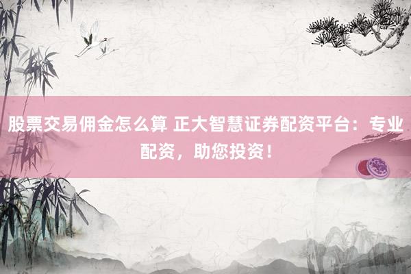 股票交易佣金怎么算 正大智慧证券配资平台：专业配资，助您投资！