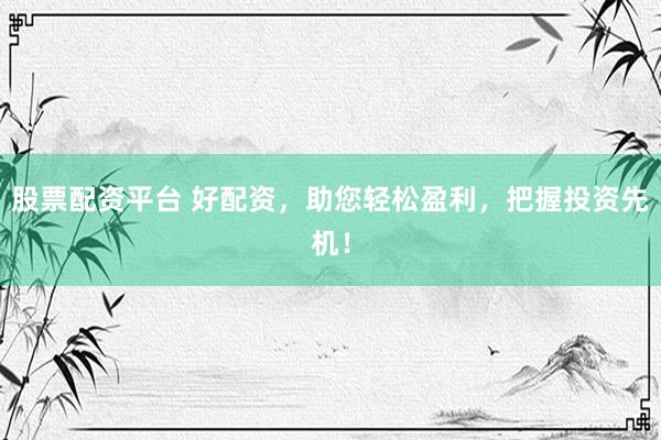 股票配资平台 好配资，助您轻松盈利，把握投资先机！