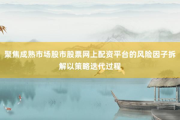 聚焦成熟市场股市股票网上配资平台的风险因子拆解以策略迭代过程
